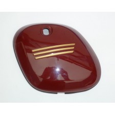 SIDE BOX COVER RED - LEFT - JAWA 300CL + MODEL 42 (SHORTLY USED)